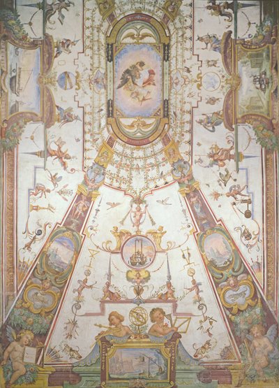 Ceiling Panel from the Stanzino delle Matematiche by Giulio Parigi